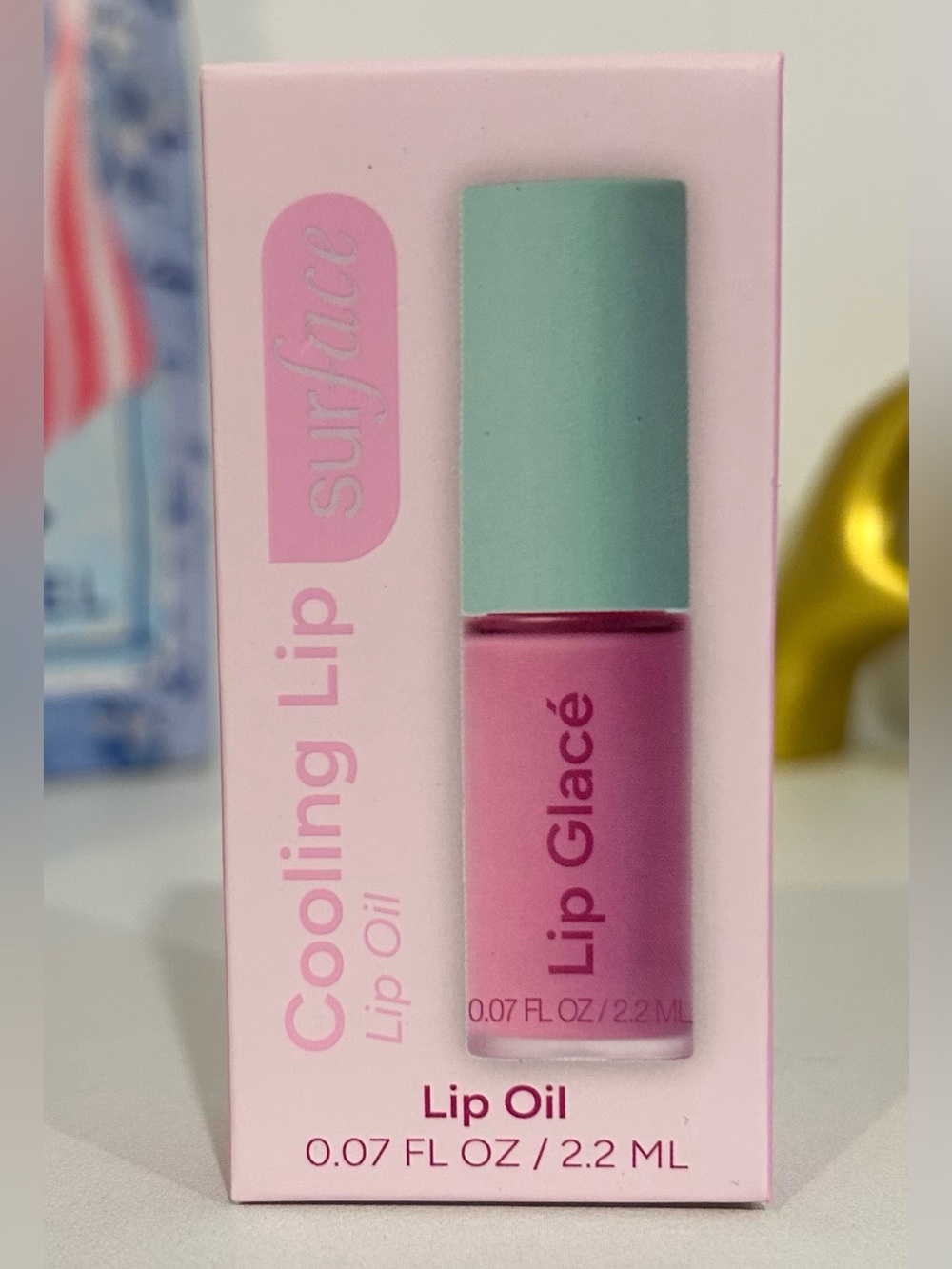 Surface Lip Glacé Cooling Lip Oil in Pink Berry Freeze